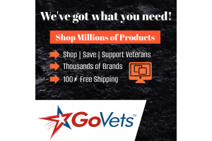GoVets - We've got what you need.  Thousands of Brands.  All Orders Ship Free.  Veteran Owned and Operated.  SDVOSB