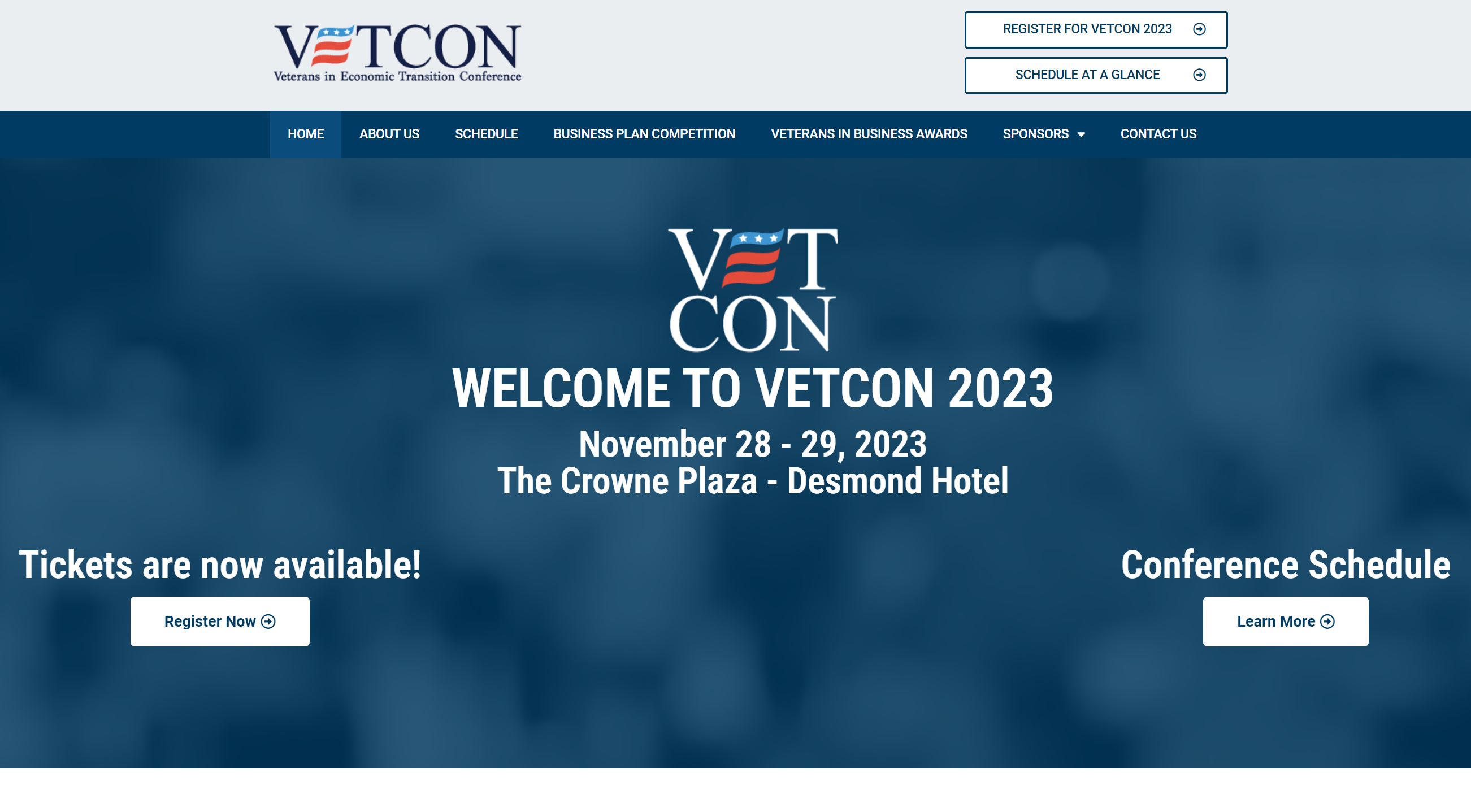 VETCON 2023 | Veterans in Economic Transition 