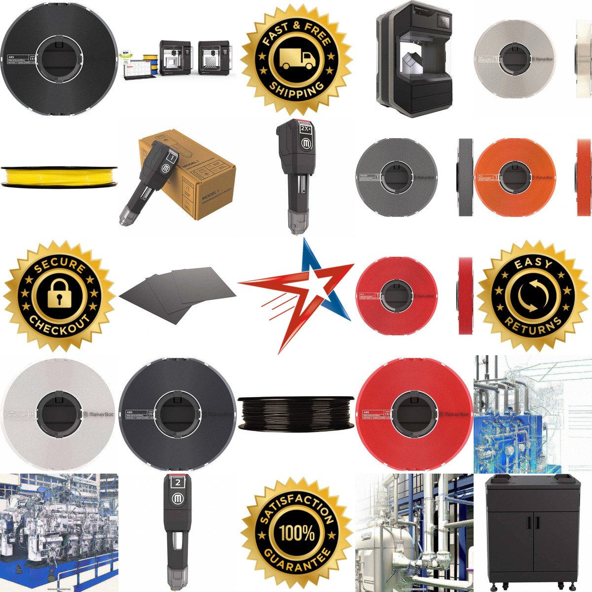 A selection of 3d Printers Accessories and Supplies products on GoVets