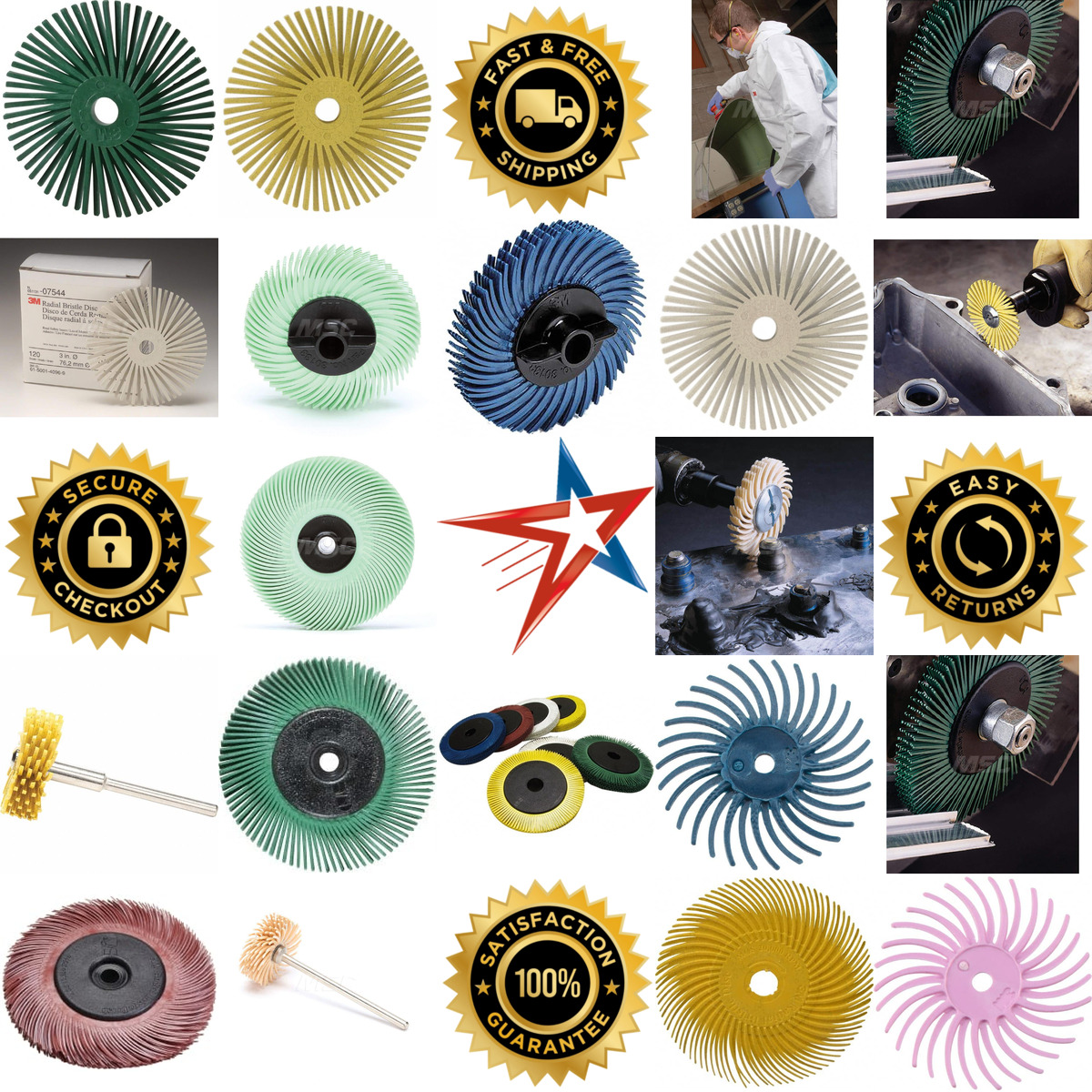 A selection of Radial Bristle Brushes products on GoVets