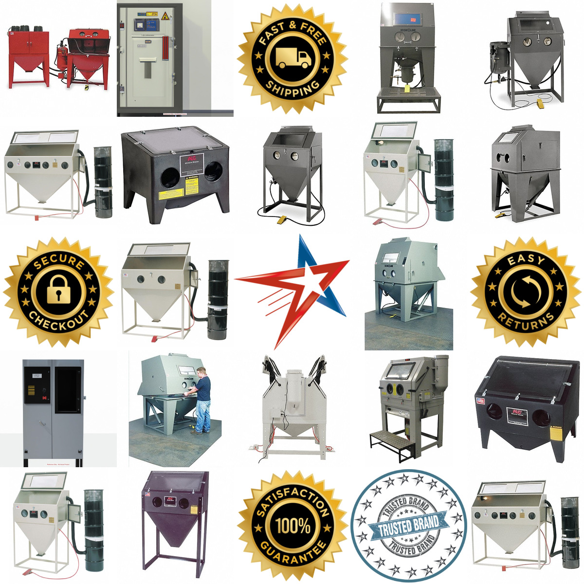 A selection of Abrasive Blast Cabinets products on GoVets