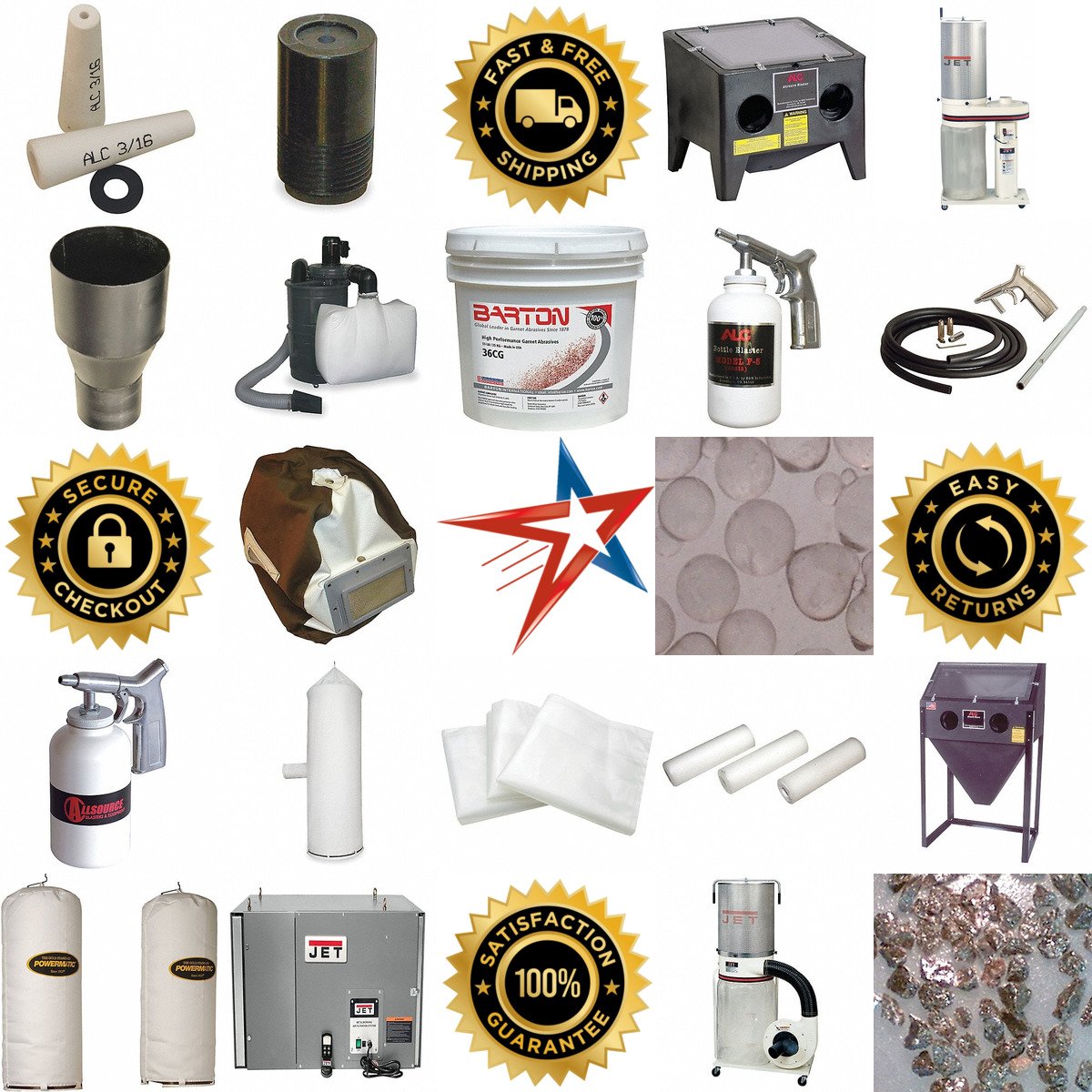 A selection of Abrasive Blasting products on GoVets