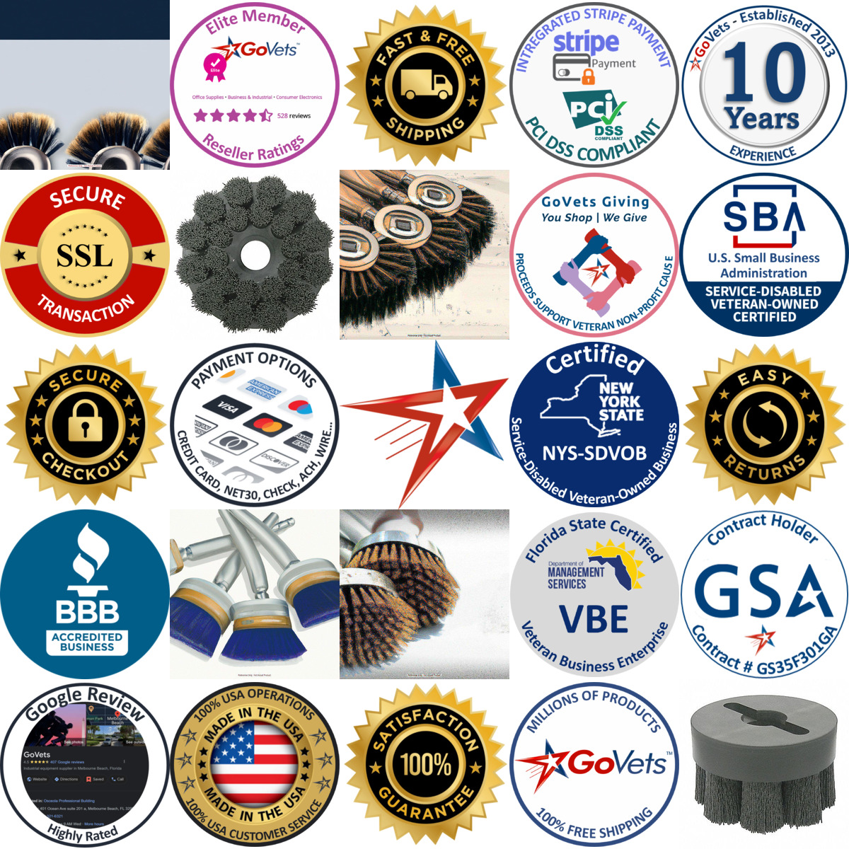 A selection of Disc Brushes products on GoVets