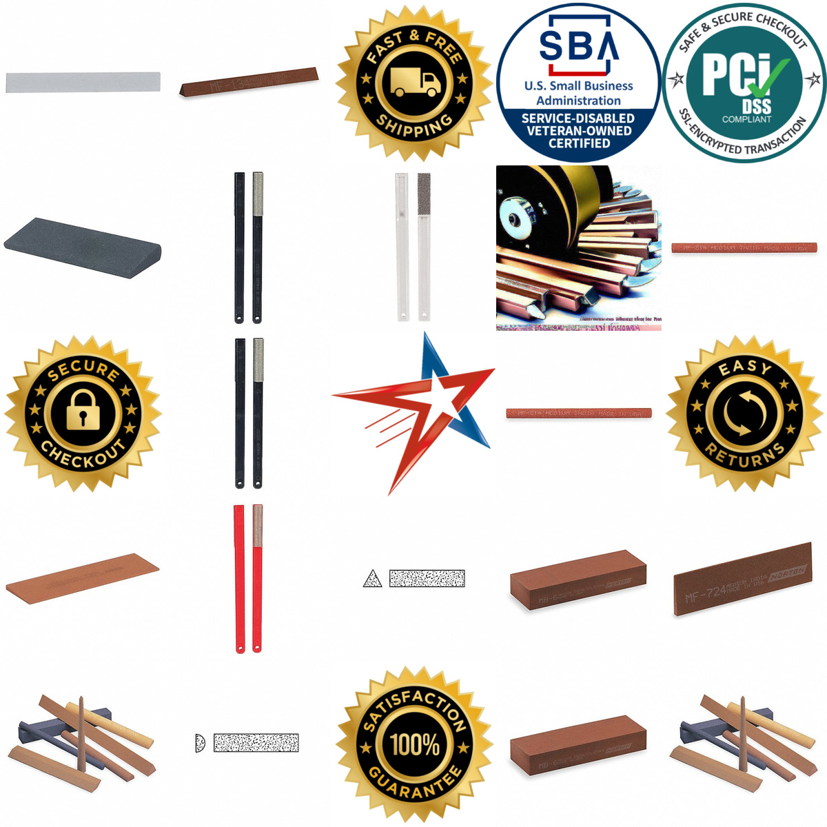 A selection of Abrasive Sharpening Files products on GoVets