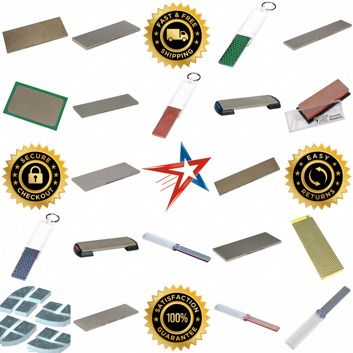 A selection of Diamond Surface Sharpening Stones products on GoVets
