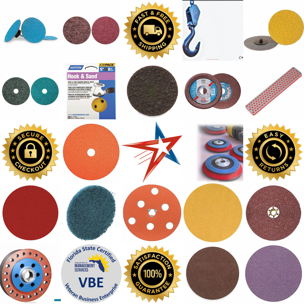 A selection of Sanding Discs and Kits products on GoVets