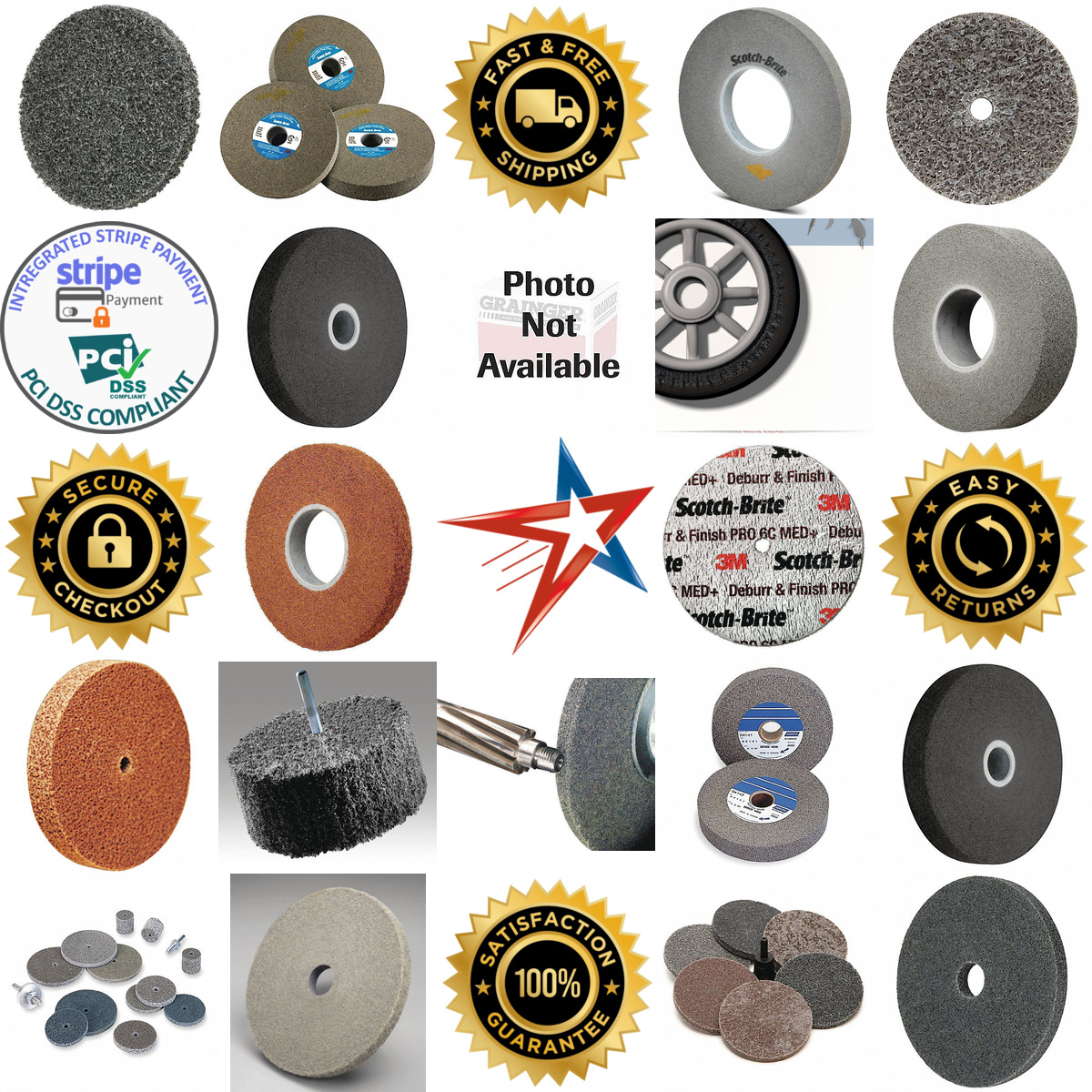 A selection of Surface Conditioning Wheels products on GoVets