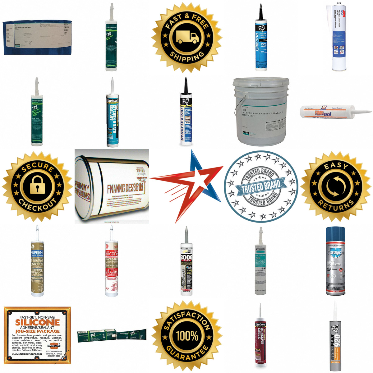 A selection of Caulks and Sealants products on GoVets