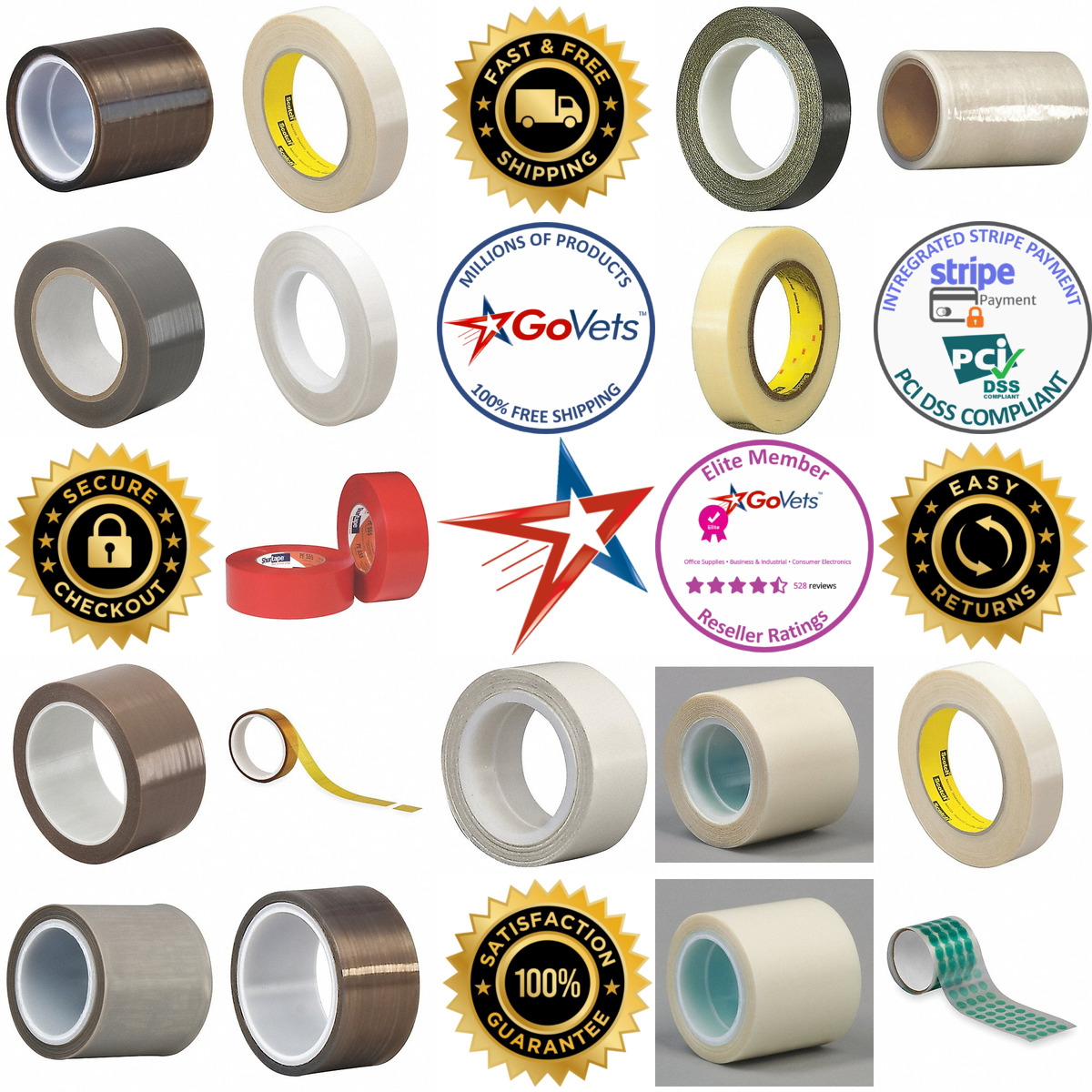 A selection of Film Tape products on GoVets