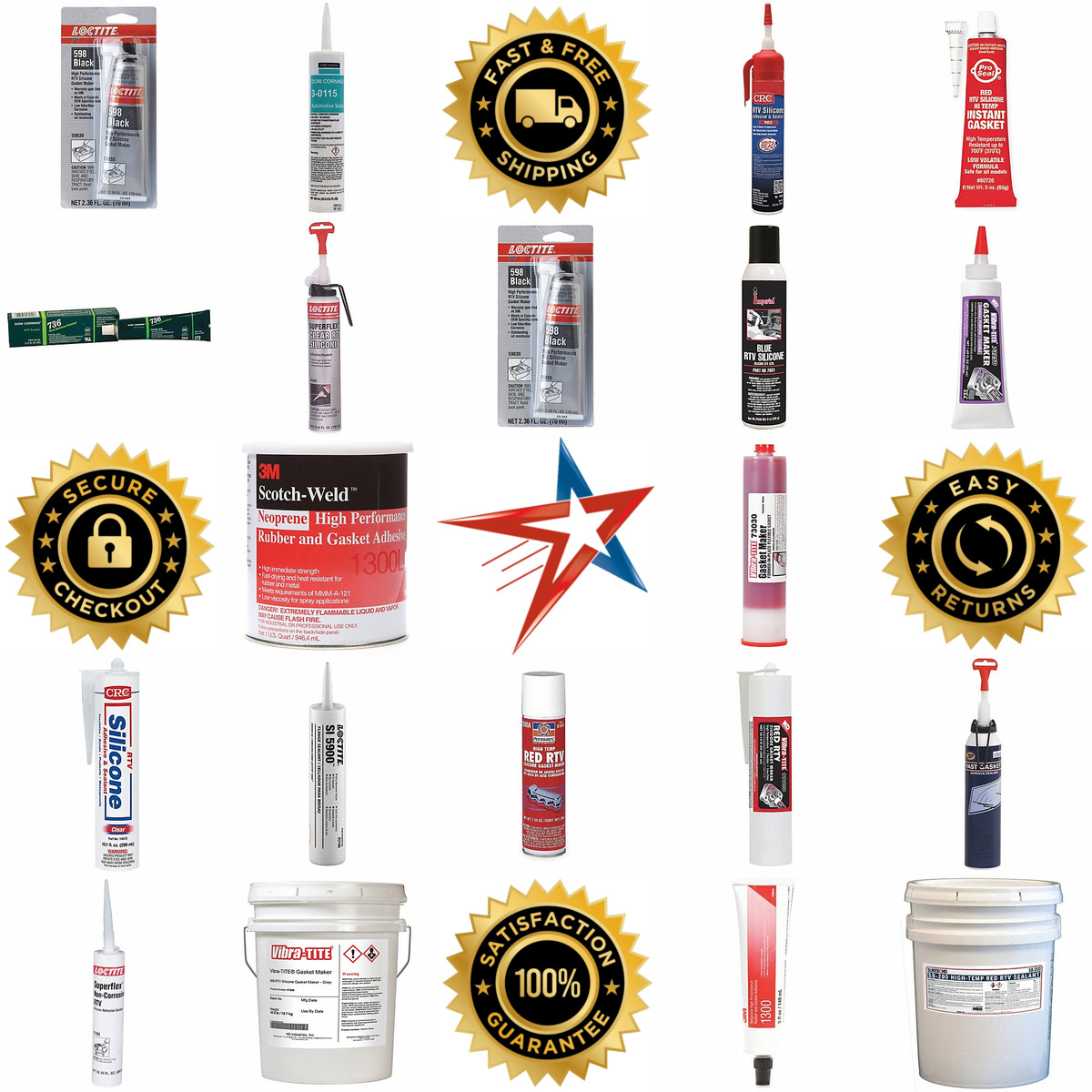 A selection of Gasket Sealants products on GoVets