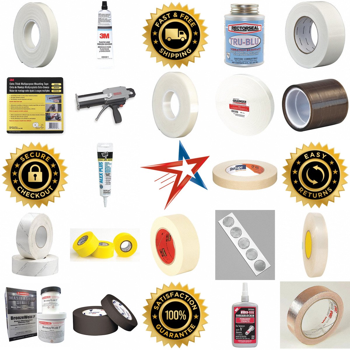 A selection of Adhesives Sealants and Tape products on GoVets