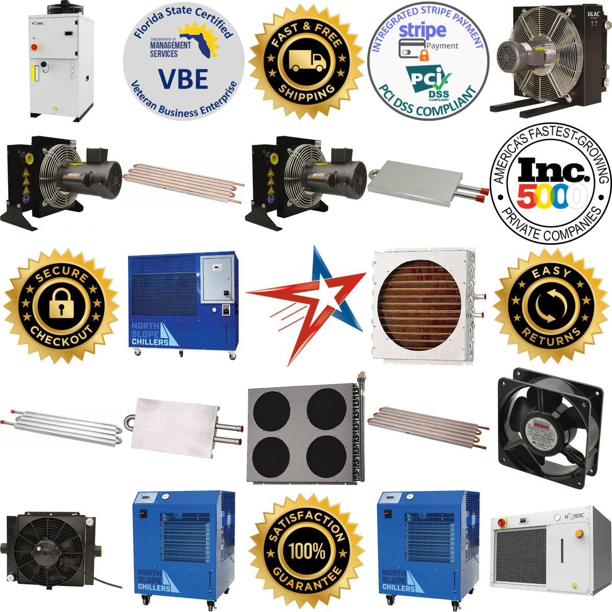 A selection of Process Equipment Cooling products on GoVets