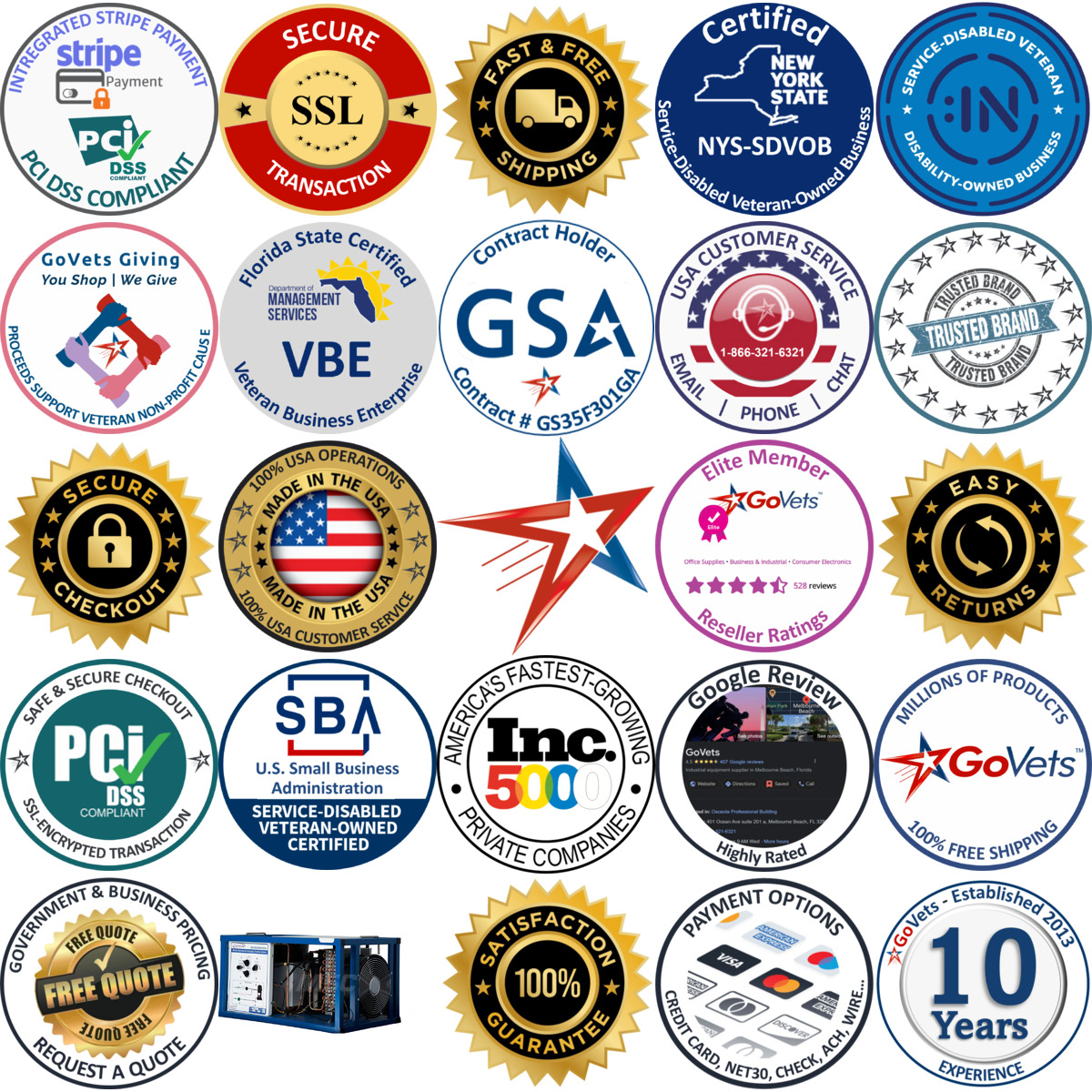 A selection of Training Systems products on GoVets