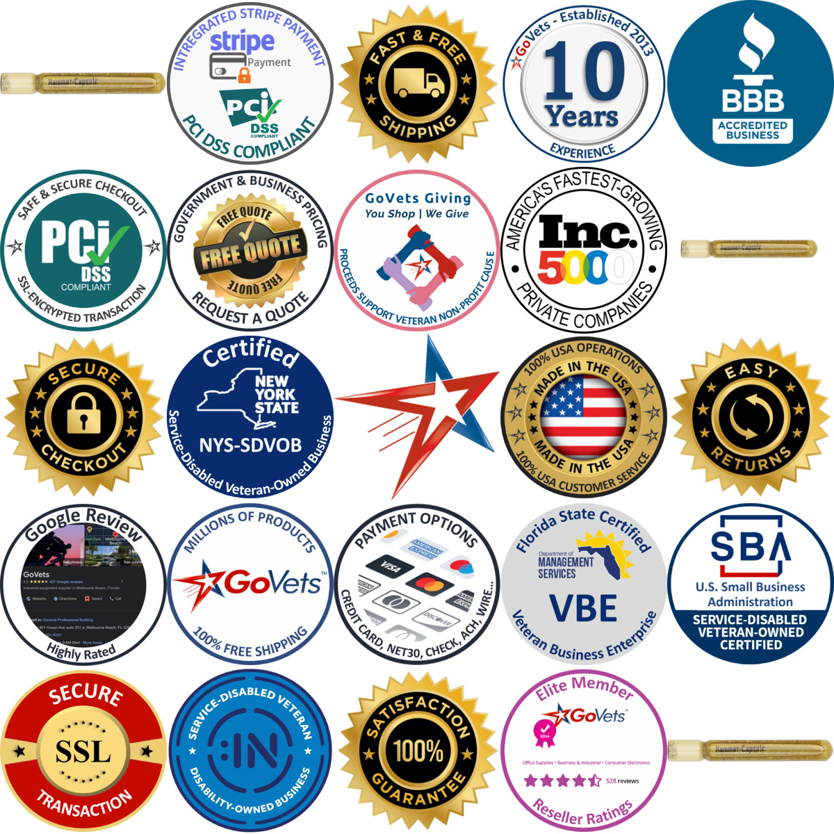 Millions of Products A selection of Anchoring Adhesive Capsules products on GoVets