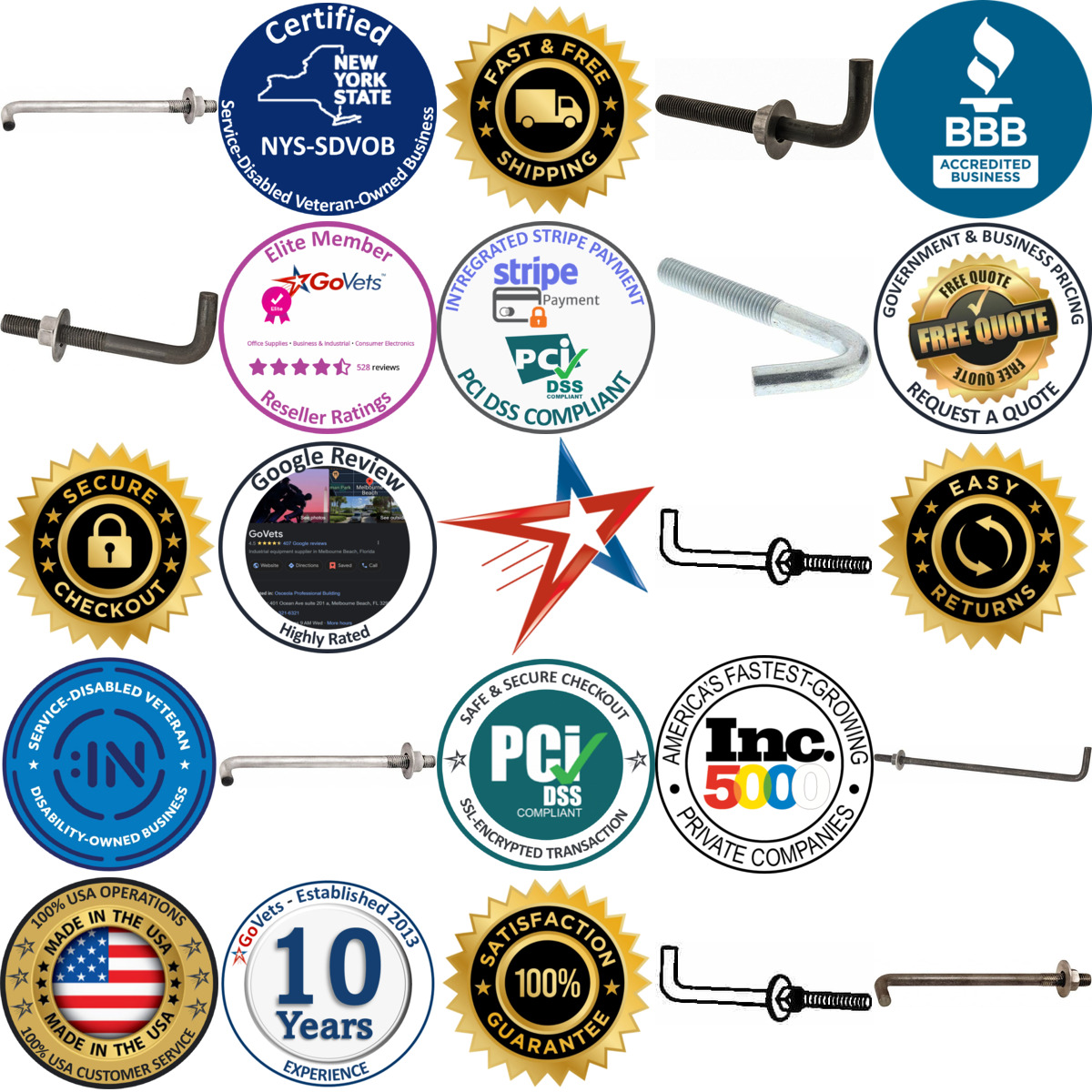 A selection of Value Collection products on GoVets