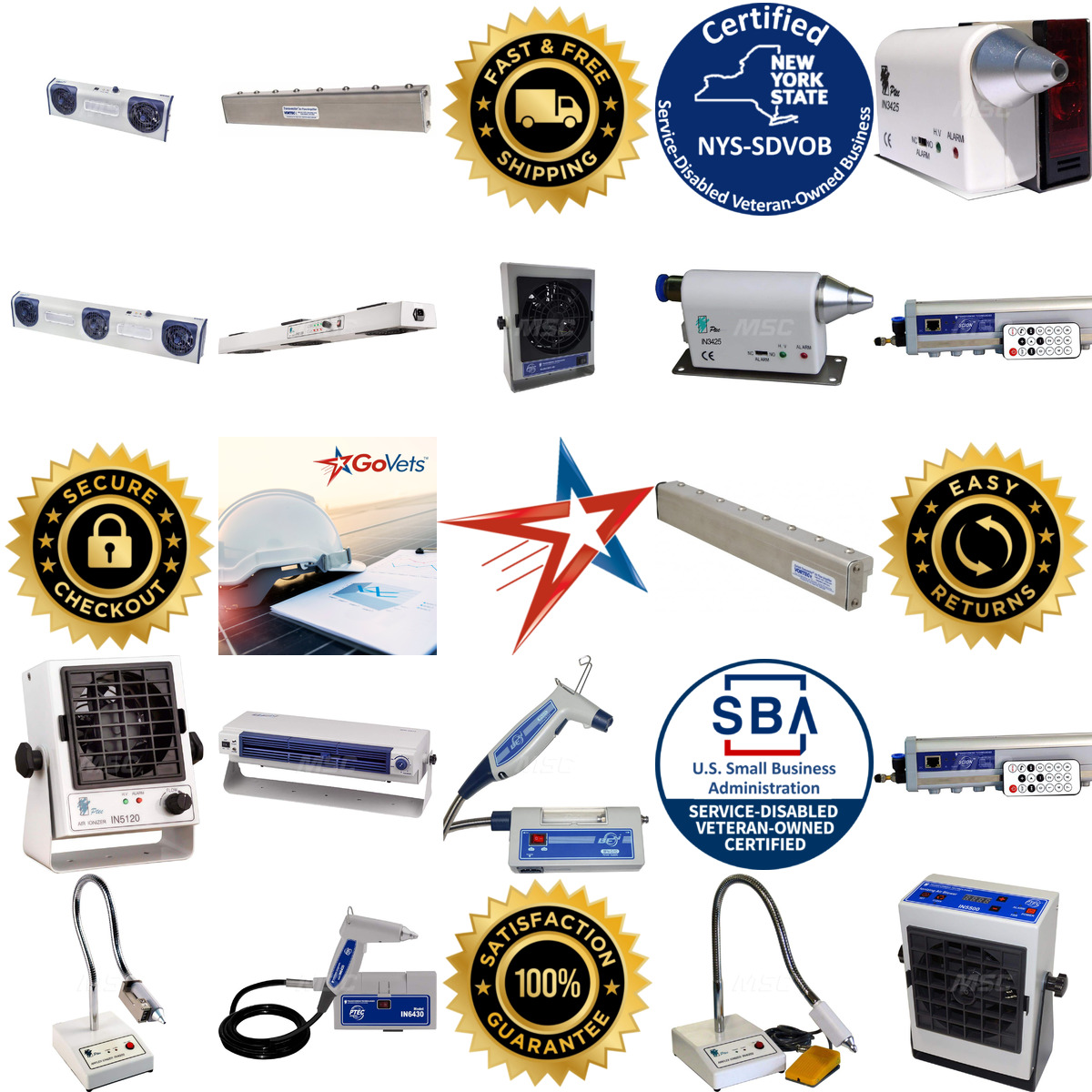 A selection of Air Ionizers products on GoVets