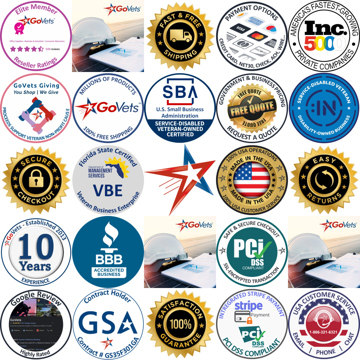 A selection of Desco products on GoVets