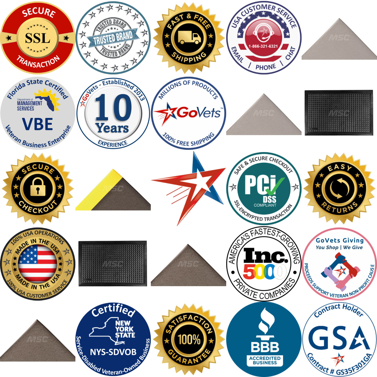 Millions of Products A selection of Notrax products on GoVets