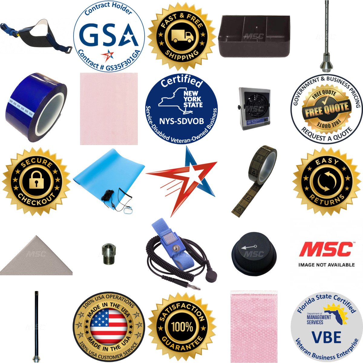 A selection of Anti Static and Esd Equipment products on GoVets
