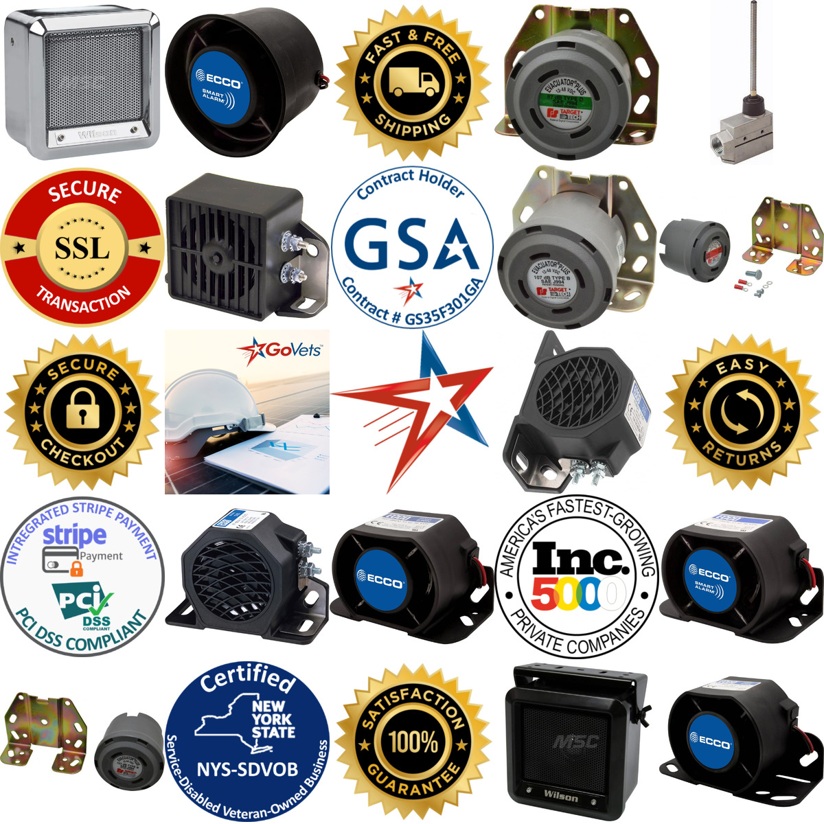 A selection of Automotive Back up Alarms products on GoVets