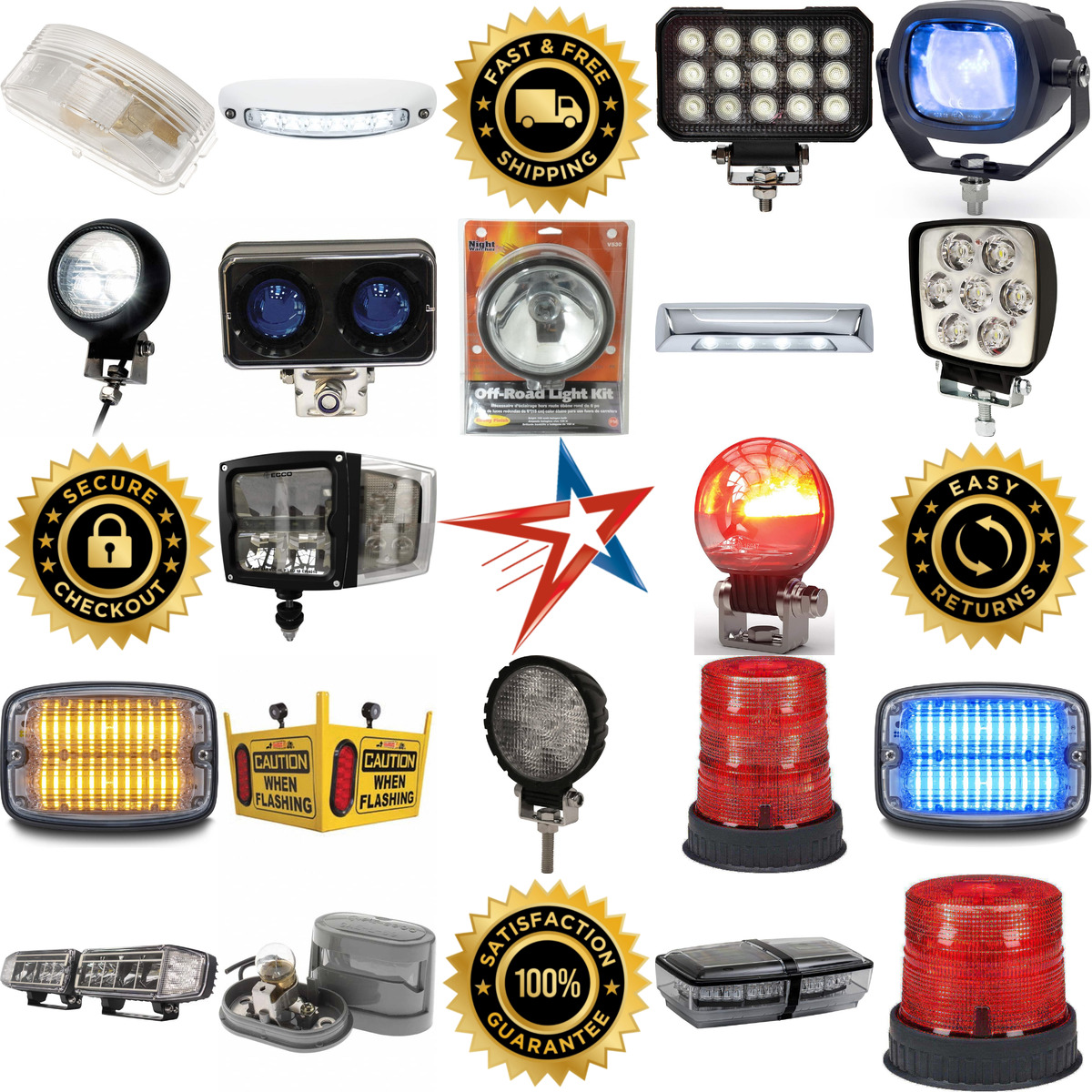 A selection of Auxiliary Lights products on GoVets