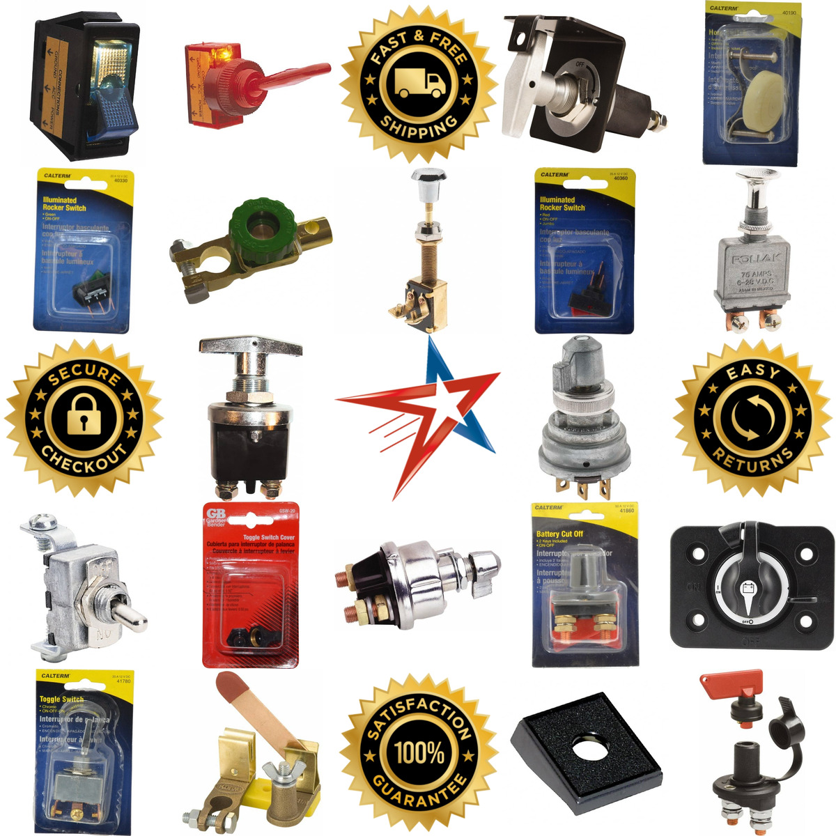 A selection of Automotive Switches products on GoVets