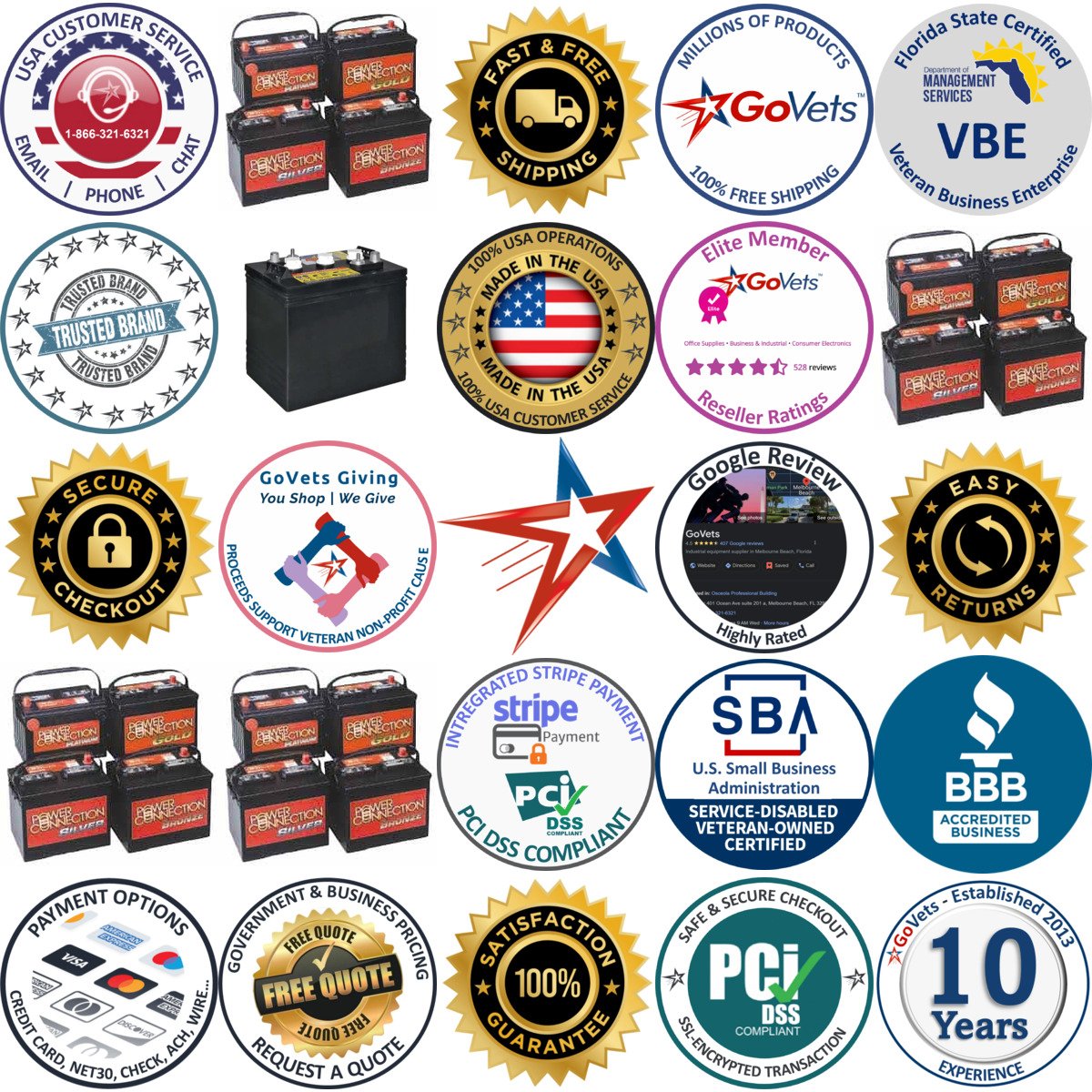 A selection of Automotive Batteries products on GoVets