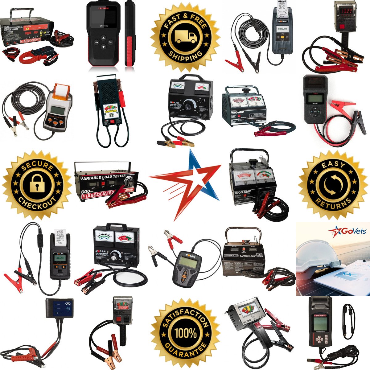 A selection of Automotive Battery Testers products on GoVets