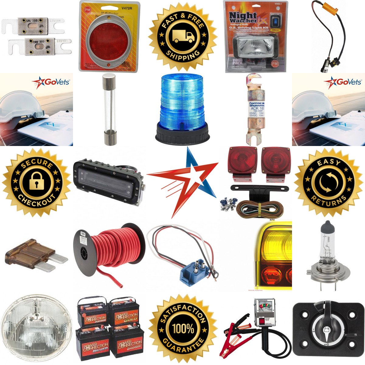 A selection of Automotive Electrical and Lighting products on GoVets
