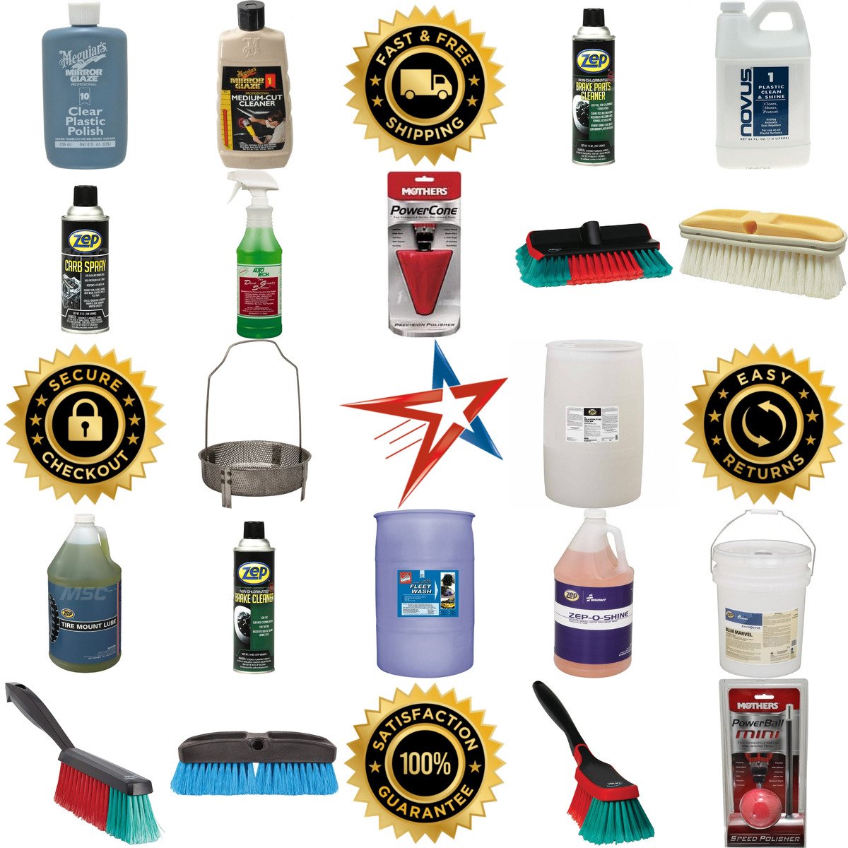 A selection of Automotive Cleaning and Detailing Supplies products on GoVets