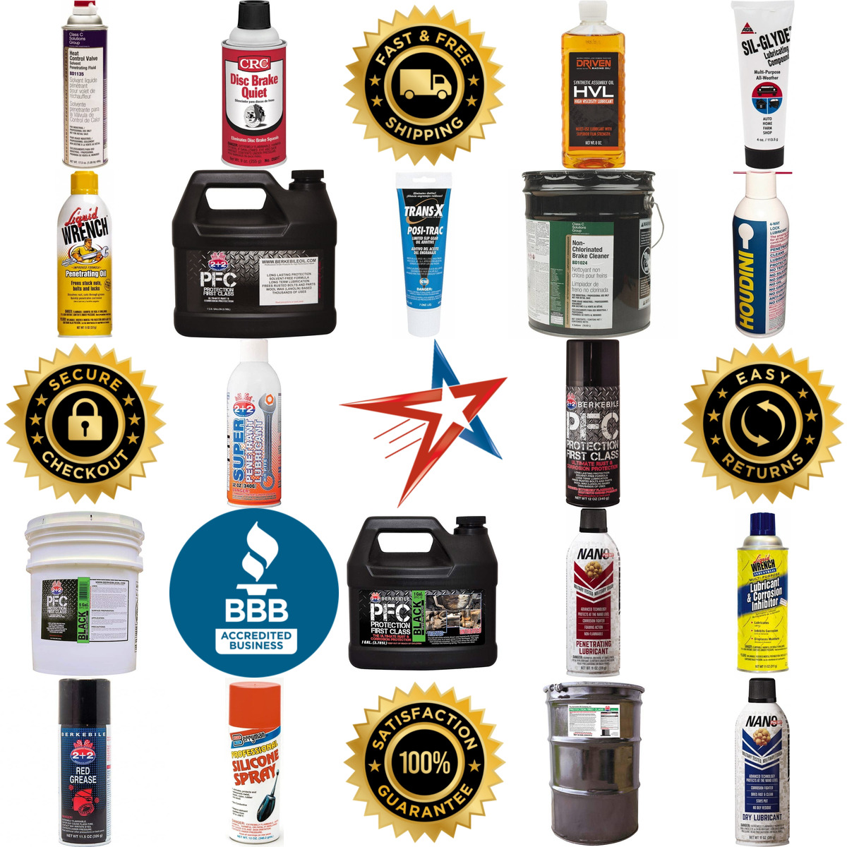 A selection of Automotive Penetrants and Lubricants products on GoVets