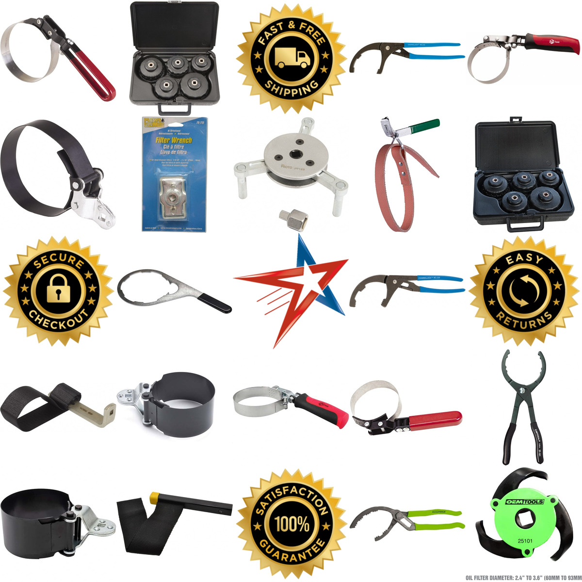A selection of Oil Change Tools products on GoVets