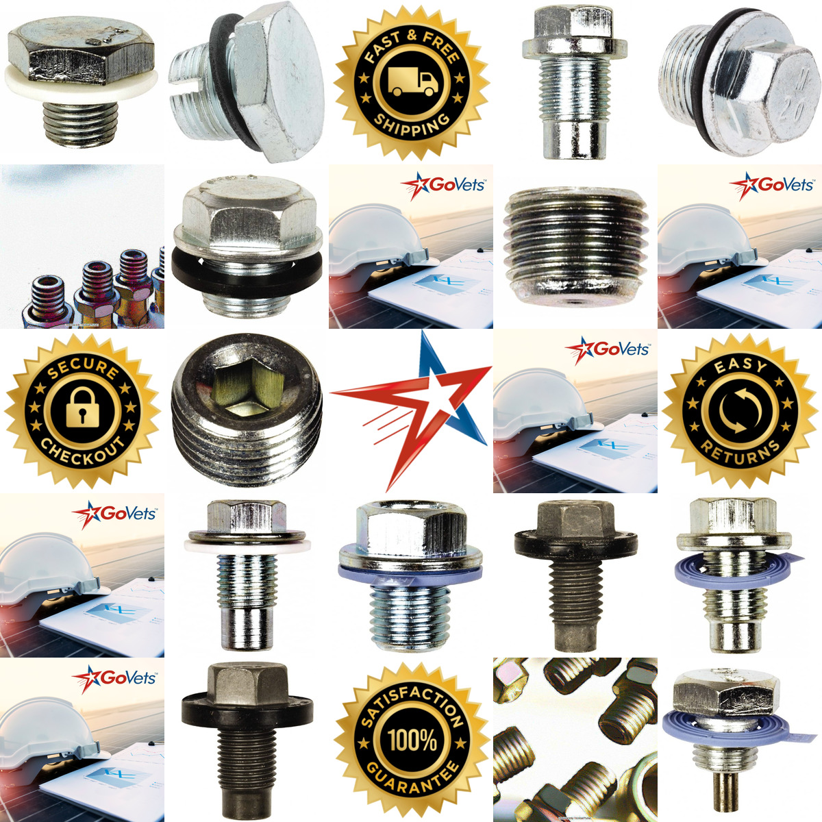 A selection of Oil Drain Plugs With Gaskets products on GoVets