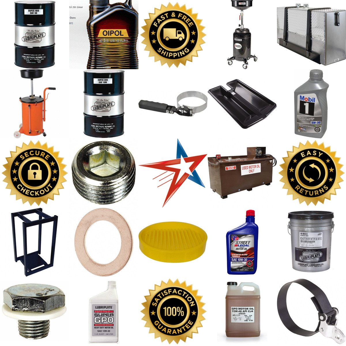 A selection of Oil and Oil Change Equipment products on GoVets