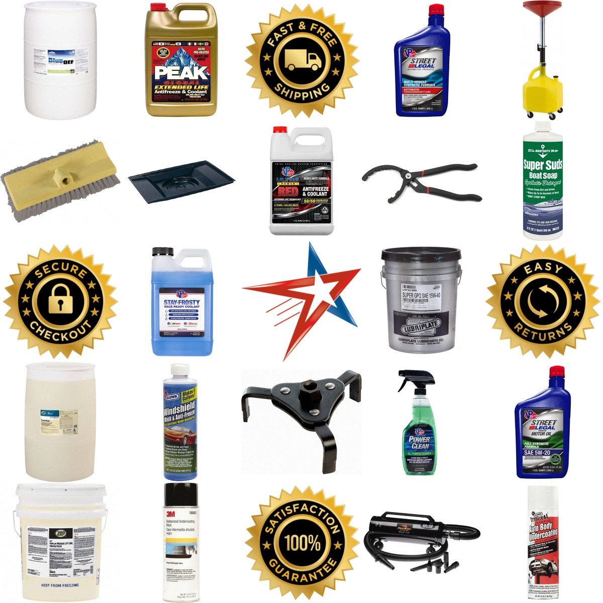 A selection of Automotive Fluids Paints and Cleaning Supplies products on GoVets