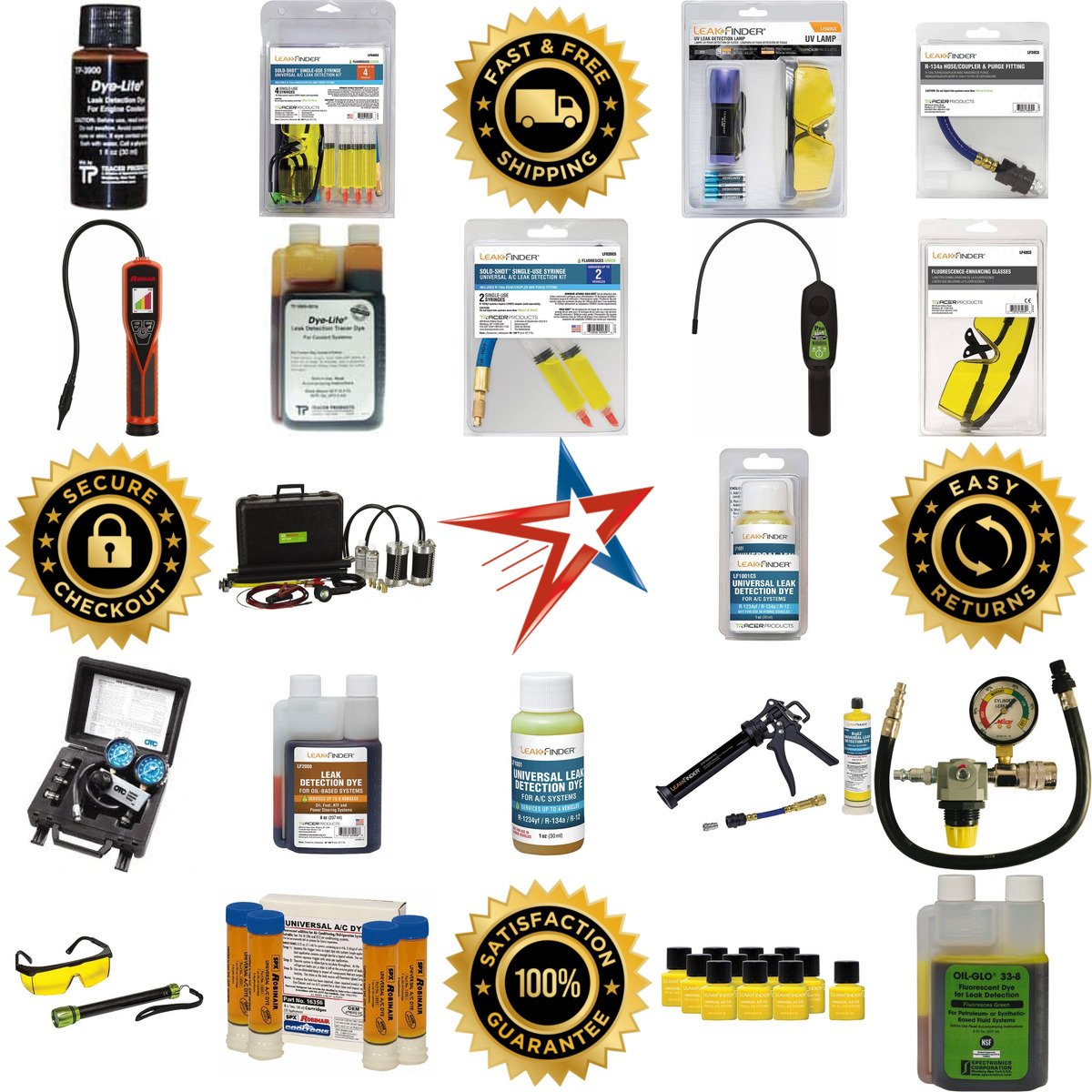 A selection of Automotive Leak Detection Tools products on GoVets