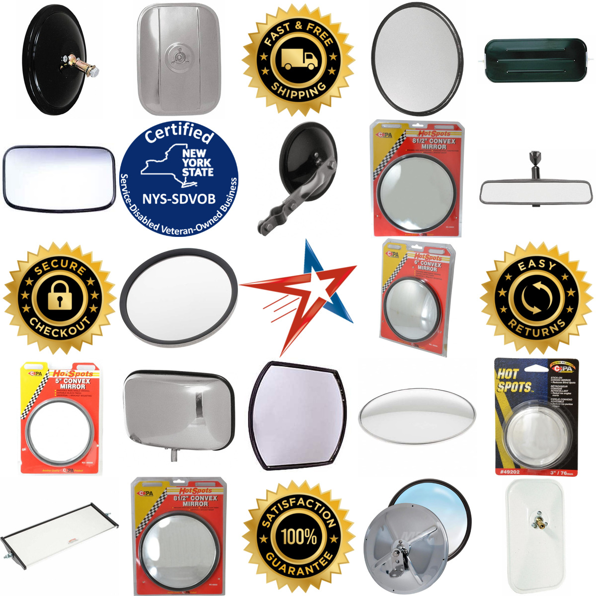 A selection of Automotive Mirrors products on GoVets