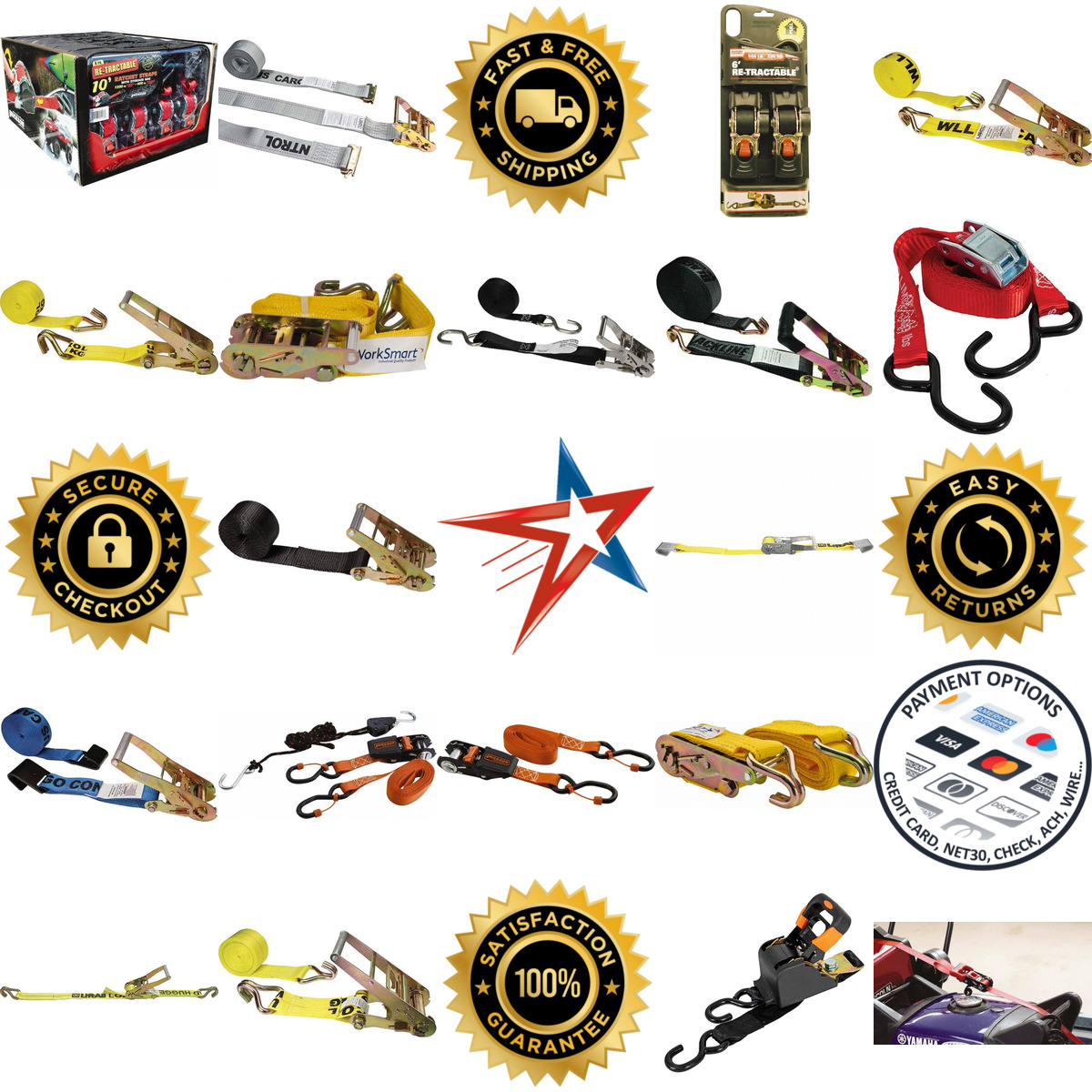 A selection of Tie Downs products on GoVets