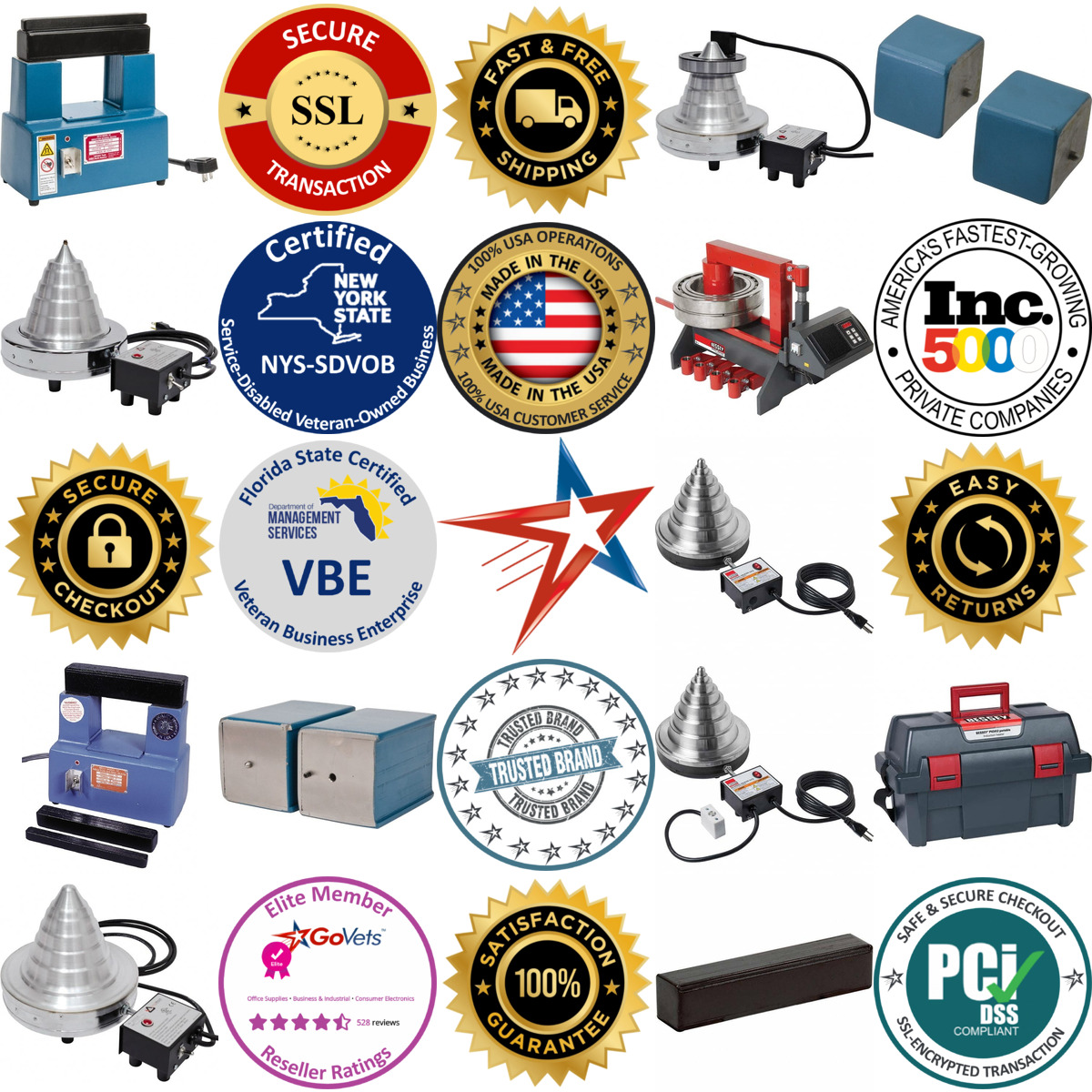 A selection of Bearing Heaters products on GoVets