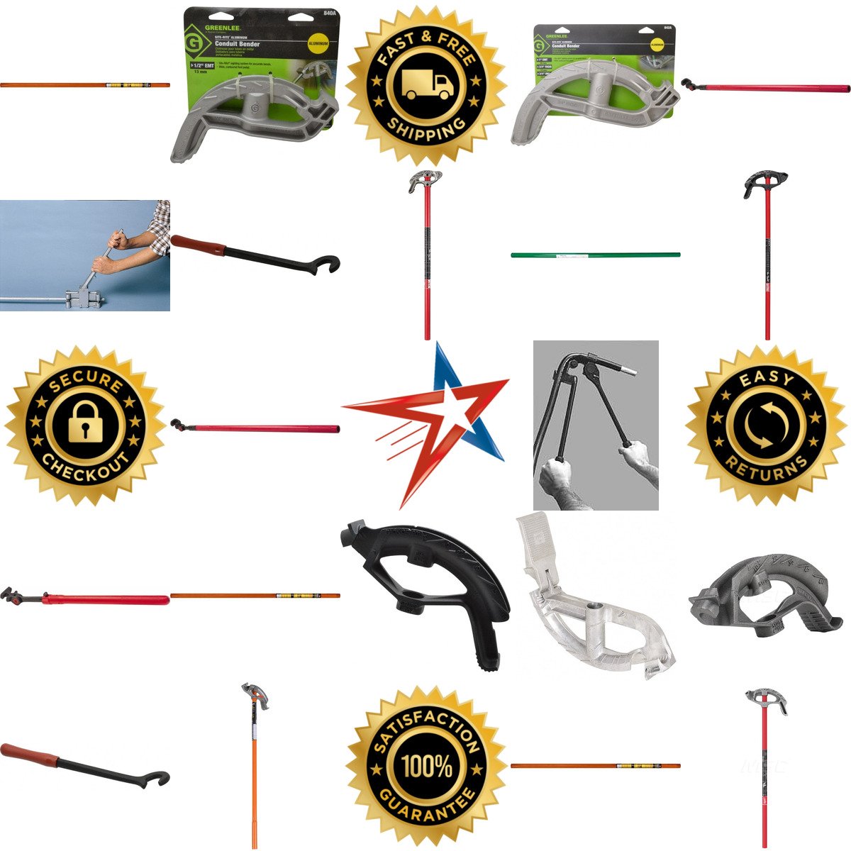 A selection of Conduit and Cable Benders products on GoVets