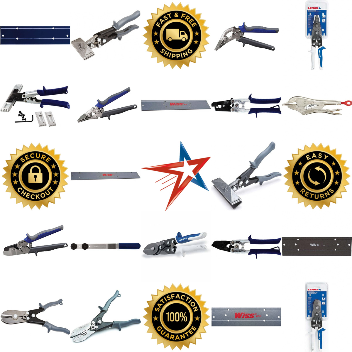 A selection of Seamers and Crimpers For Hvac products on GoVets