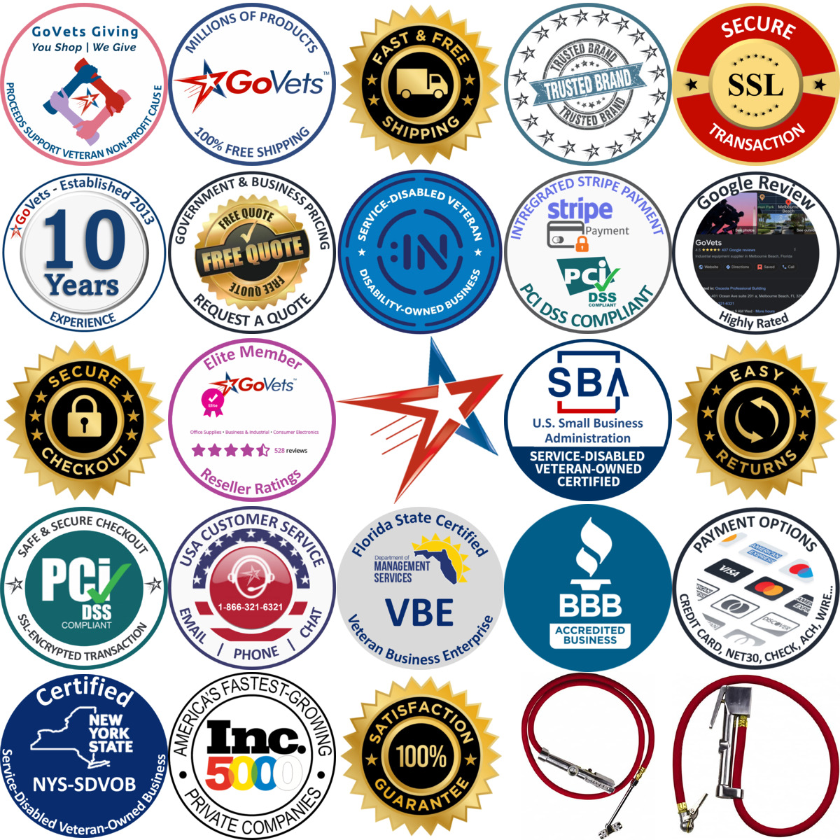 A selection of Inflator Gauges products on GoVets