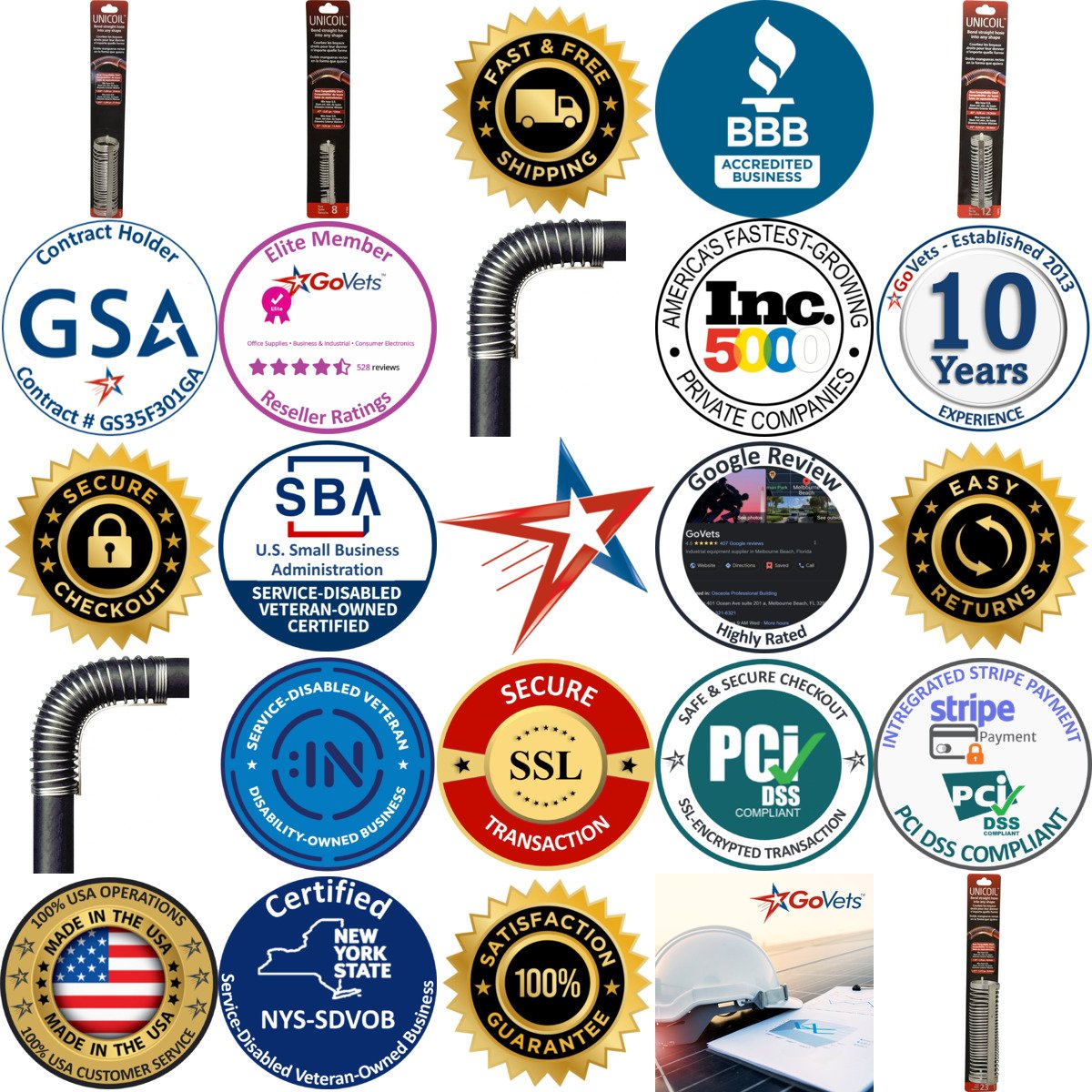 A selection of Hose Benders products on GoVets