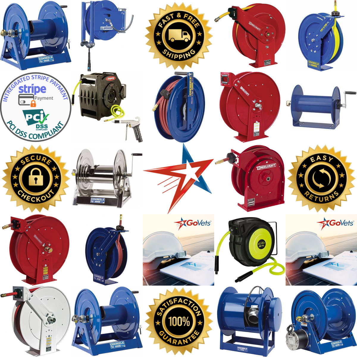 A selection of Hose Reels products on GoVets