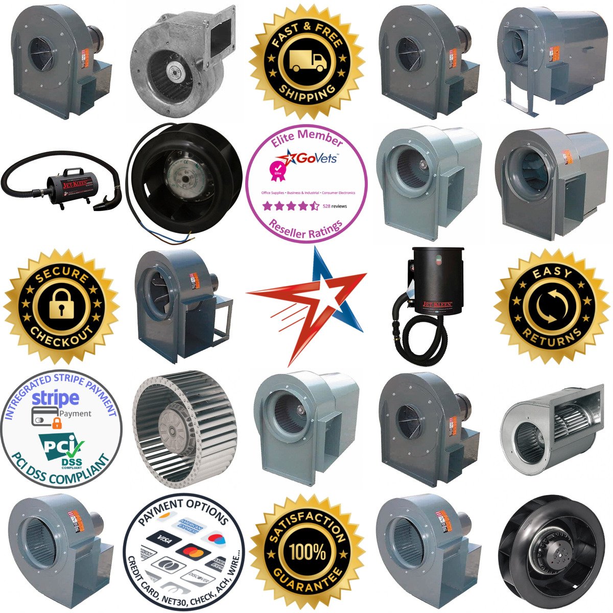 A selection of Blowers products on GoVets