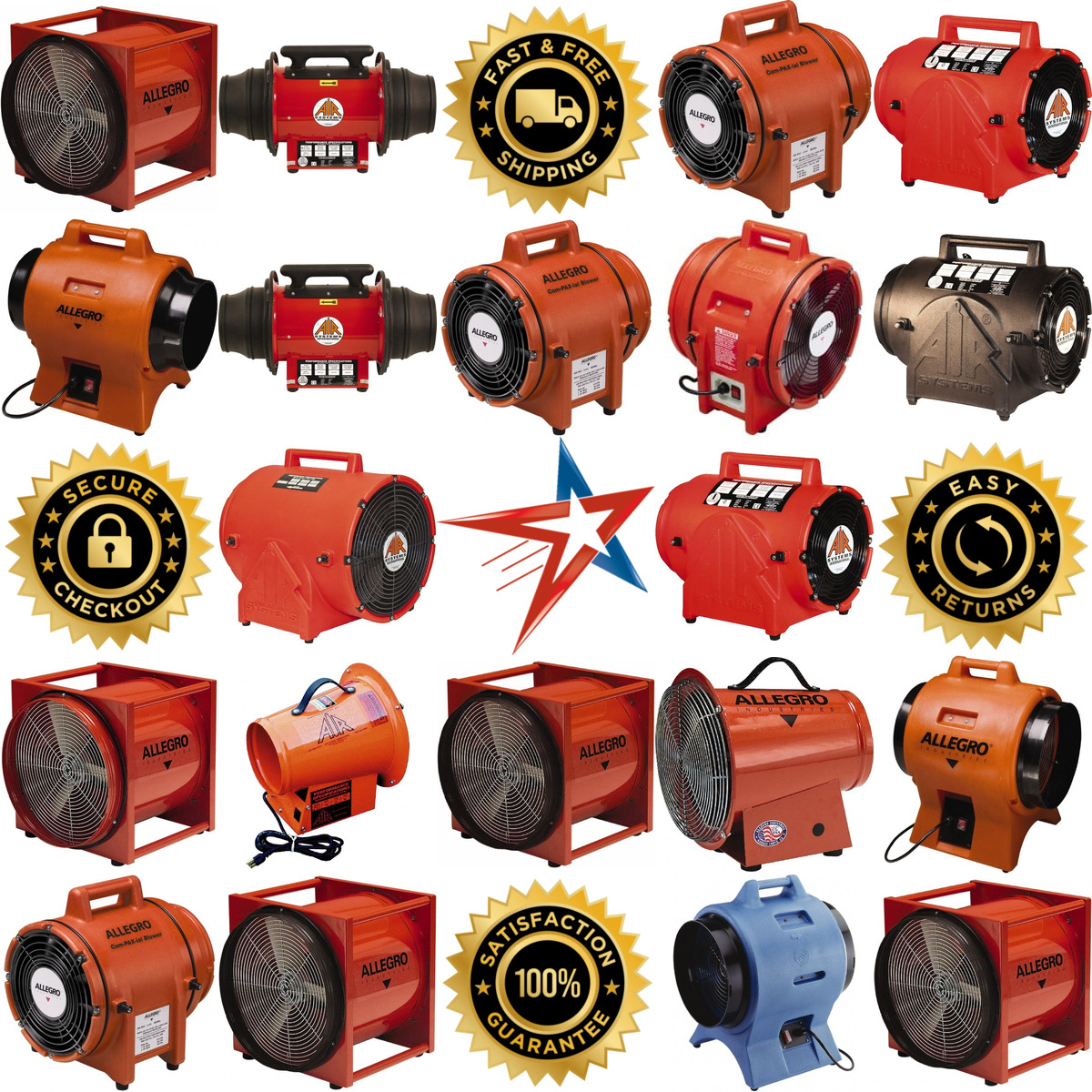 A selection of Confined Space Axial Gas Blowers and Fans products on GoVets