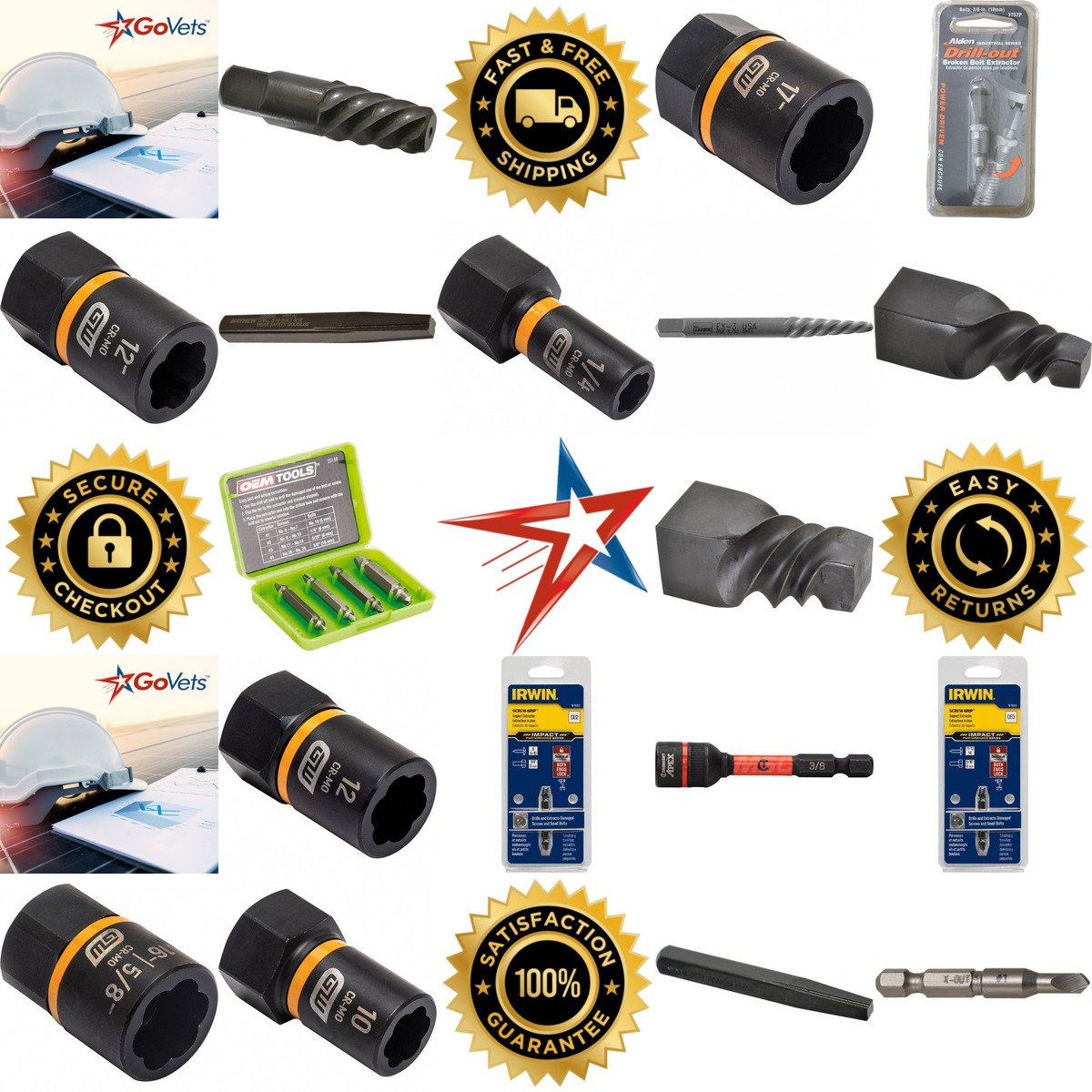 A selection of Bolt and Screw Extractors products on GoVets