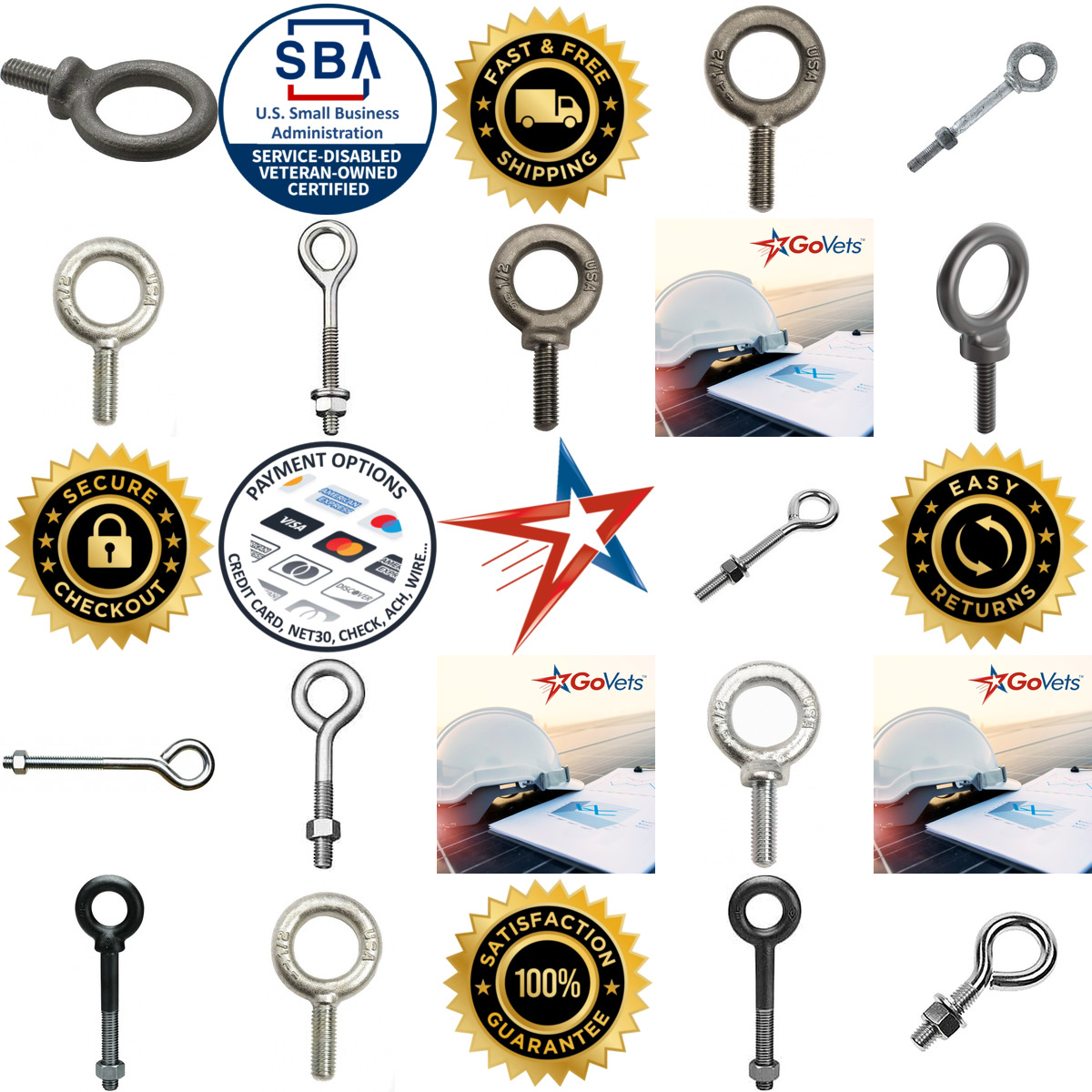 A selection of Eye Bolts products on GoVets