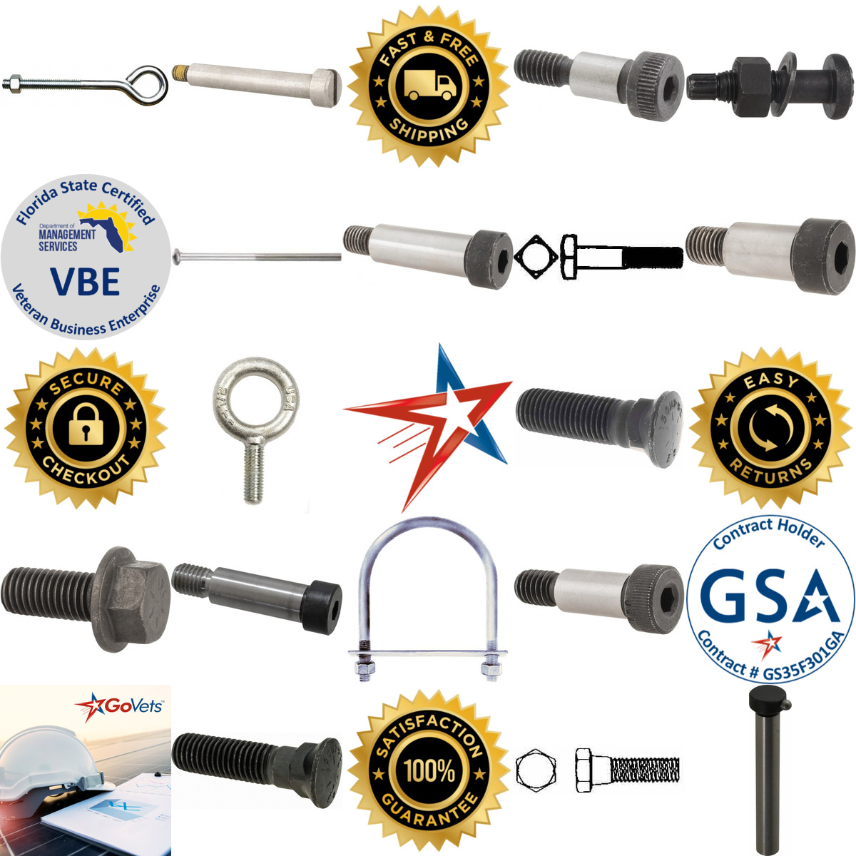 A selection of Bolts products on GoVets