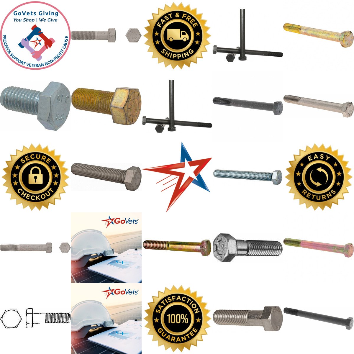 A selection of Hex Head Cap Screws products on GoVets